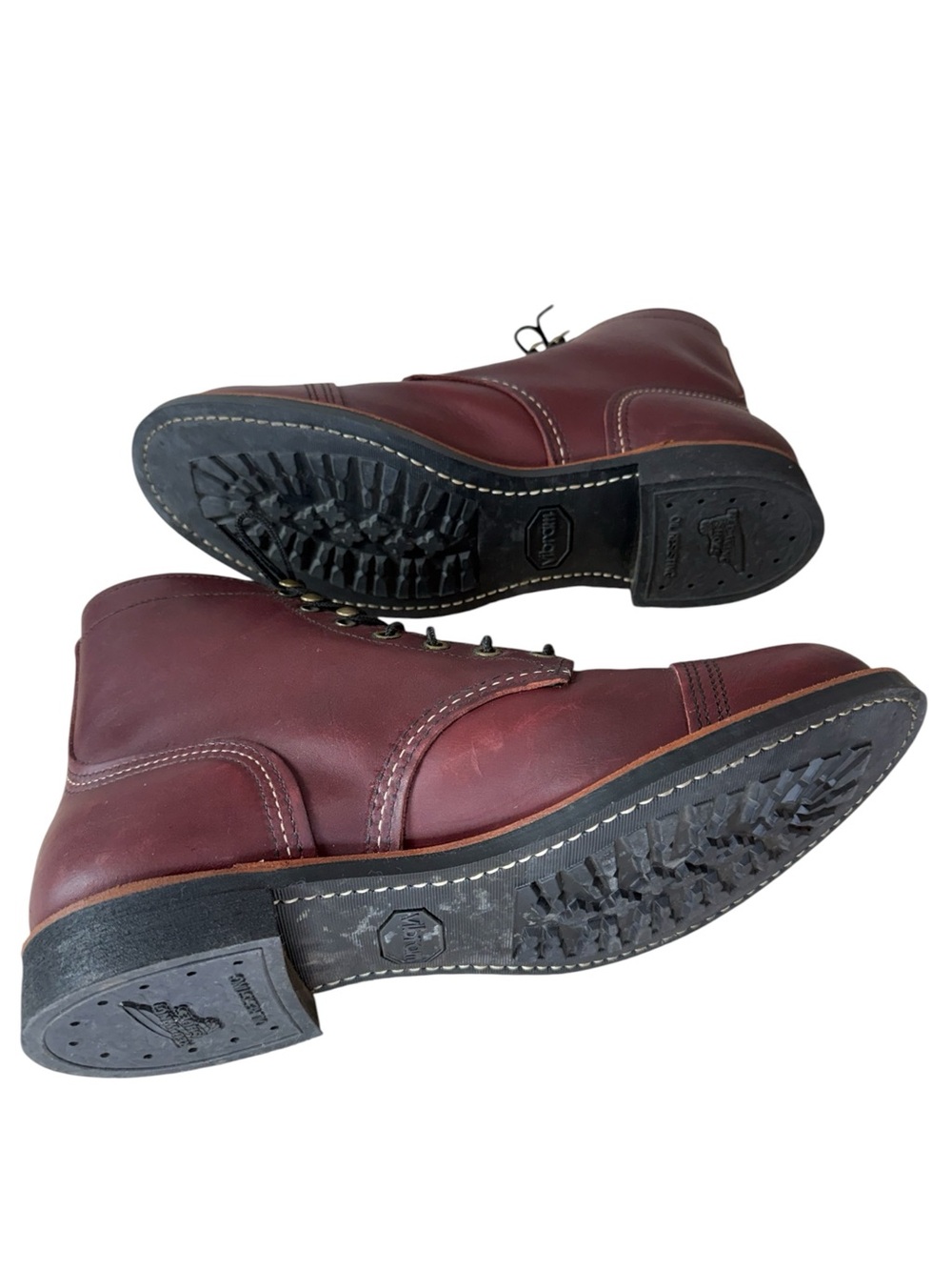 Red Wing Men's Oxblood Iron Ranger 8119 work Boots - Picture 5 of 11